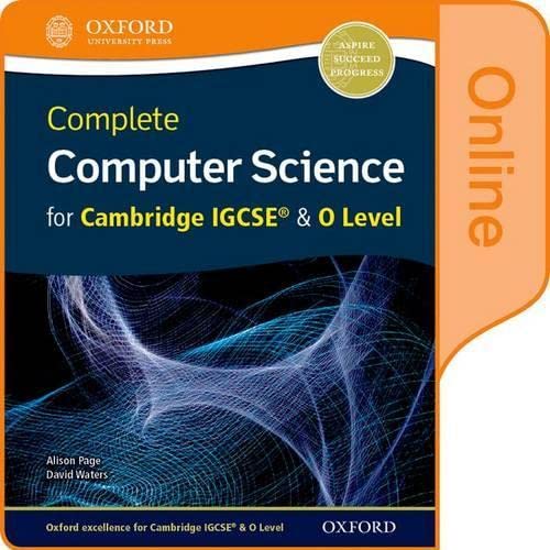 Complete Computer Science for Cambridge IGCSE & O Level: Online Student Book