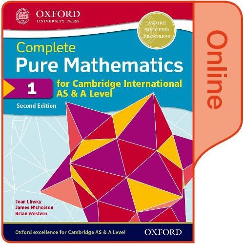 Complete Pure Mathematics 1 for Cambridge International AS & A Level: Online Student Book (Second Edition)