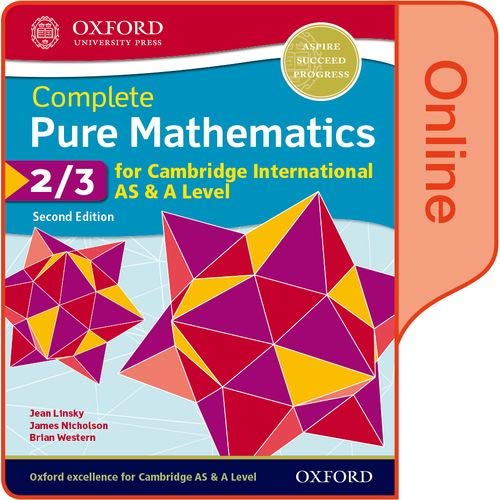 Complete Pure Mathematics 2 & 3 for Cambridge International AS & A Level: Online Student Book (Second Edition)