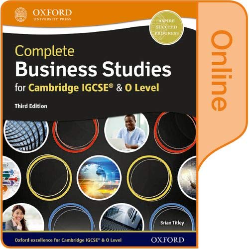 Complete Business Studies for Cambridge IGCSE & O Level: Online Student Book (Third Edition)