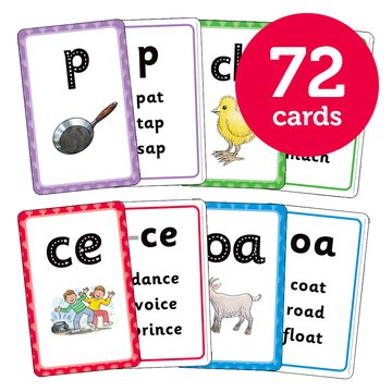 Oxford Reading Tree - Floppy's Phonics Large format Flashcards Pack (72 cards)