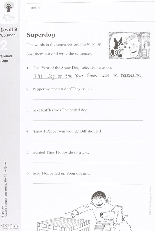 Oxford Reading Tree - Level 9 Workbook 2 Pack of 30