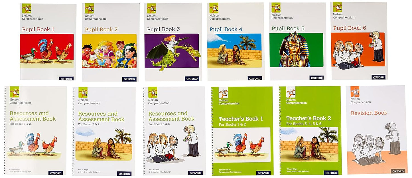 Nelson Comprehension Key Stages 1 and 2 Super Easy Buy Pack (Year 1 - Year 6)