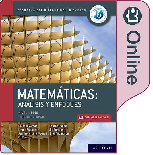 DP Matemáticas: análisis y enfoques, nivel medio, libro digital ampliado