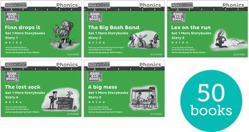 New Read Write Inc. Phonics: Green Storybooks, Set 1 Black & White Class Pack