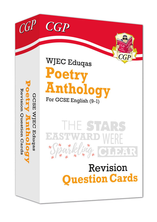 CGP GCSE English: WJEC Eduqas Poetry Anthology - Revision Question Cards