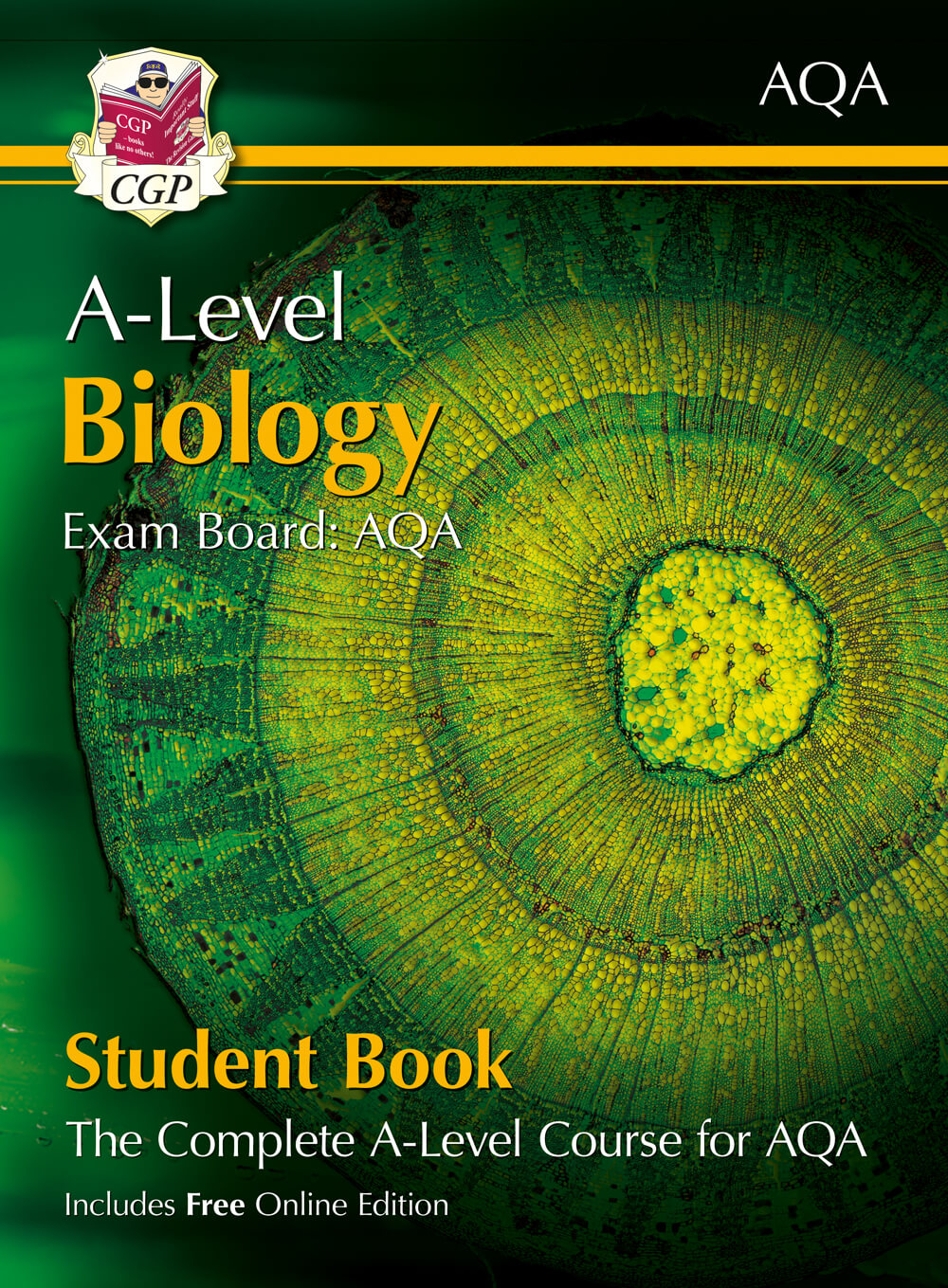 CGP A-Level Biology for AQA: Year 1 & 2 Student Book with Online Edition