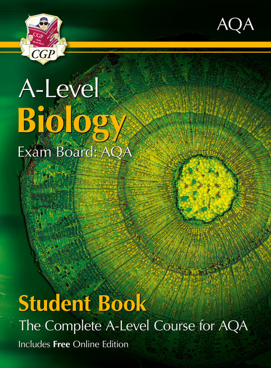 CGP A-Level Biology for AQA: Year 1 & 2 Student Book with Online Edition