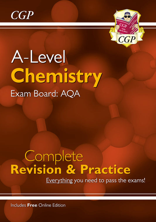 CGP A-Level Chemistry: AQA Year 1 & 2 Complete Revision & Practice with Online Edition