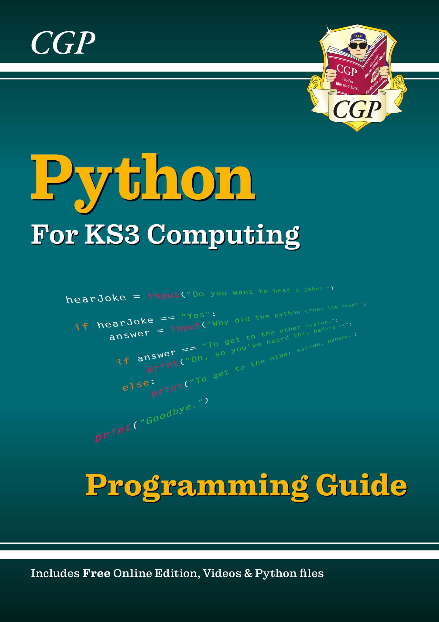 CGP New KS3 Computing: Python Programming Guide with Online Edition, Python Files & Videos