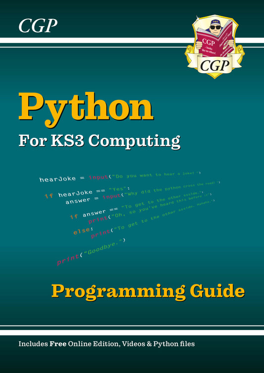 CGP New KS3 Computing: Python Programming Guide with Online Edition, Python Files & Videos