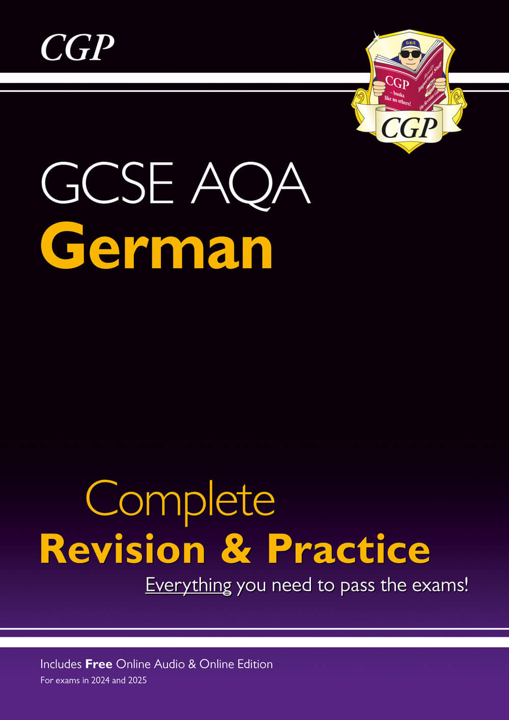 CGP GCSE German AQA Complete Revision & Practice: with Online Edition & Audio (For exams in 2025)
