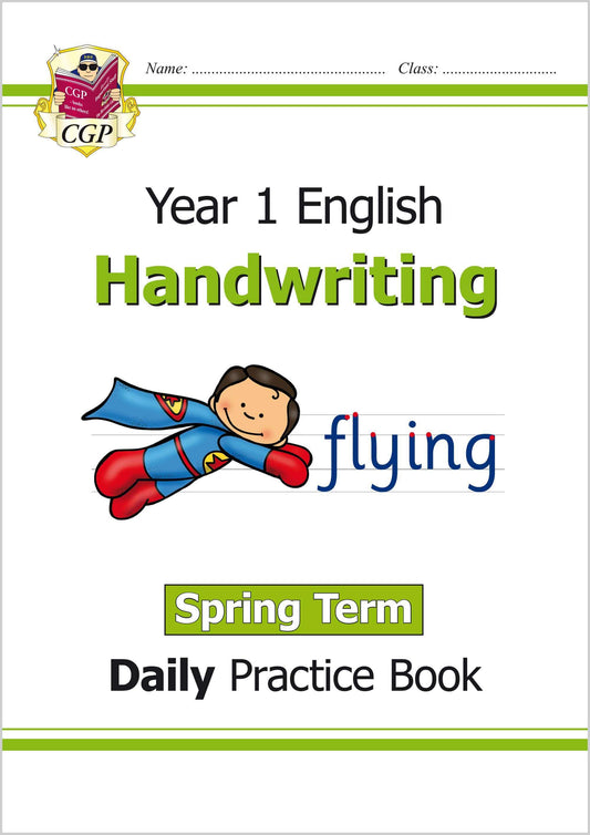 CGP, KS1 Handwriting Year 1 Daily Practice Book: Spring Term