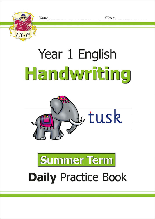 CGP, KS1 Handwriting Year 1 Daily Practice Book: Summer Term