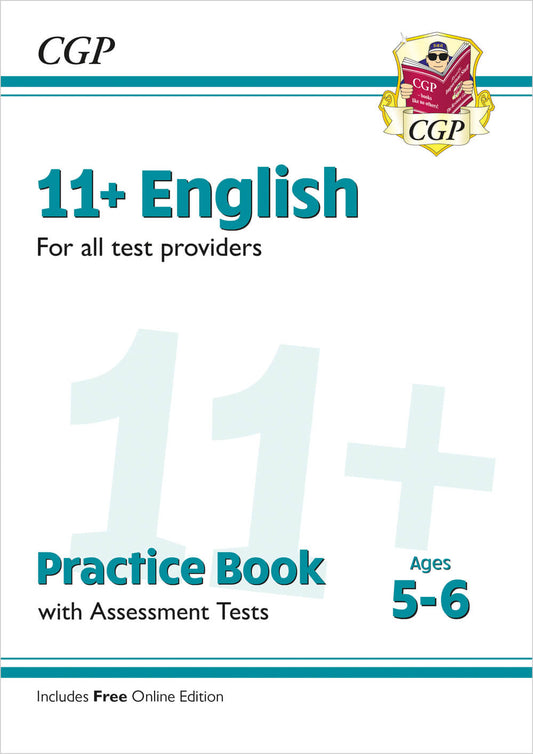 CGP New 11+ English Practice Book & Assessment Tests - Ages 5-6 (for all test providers)