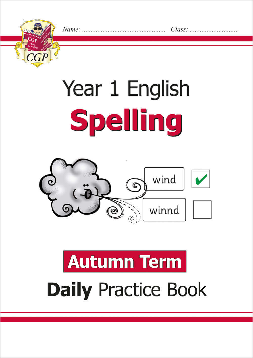 CGP, KS1 Spelling Year 1 Daily Practice Book: Autumn Term