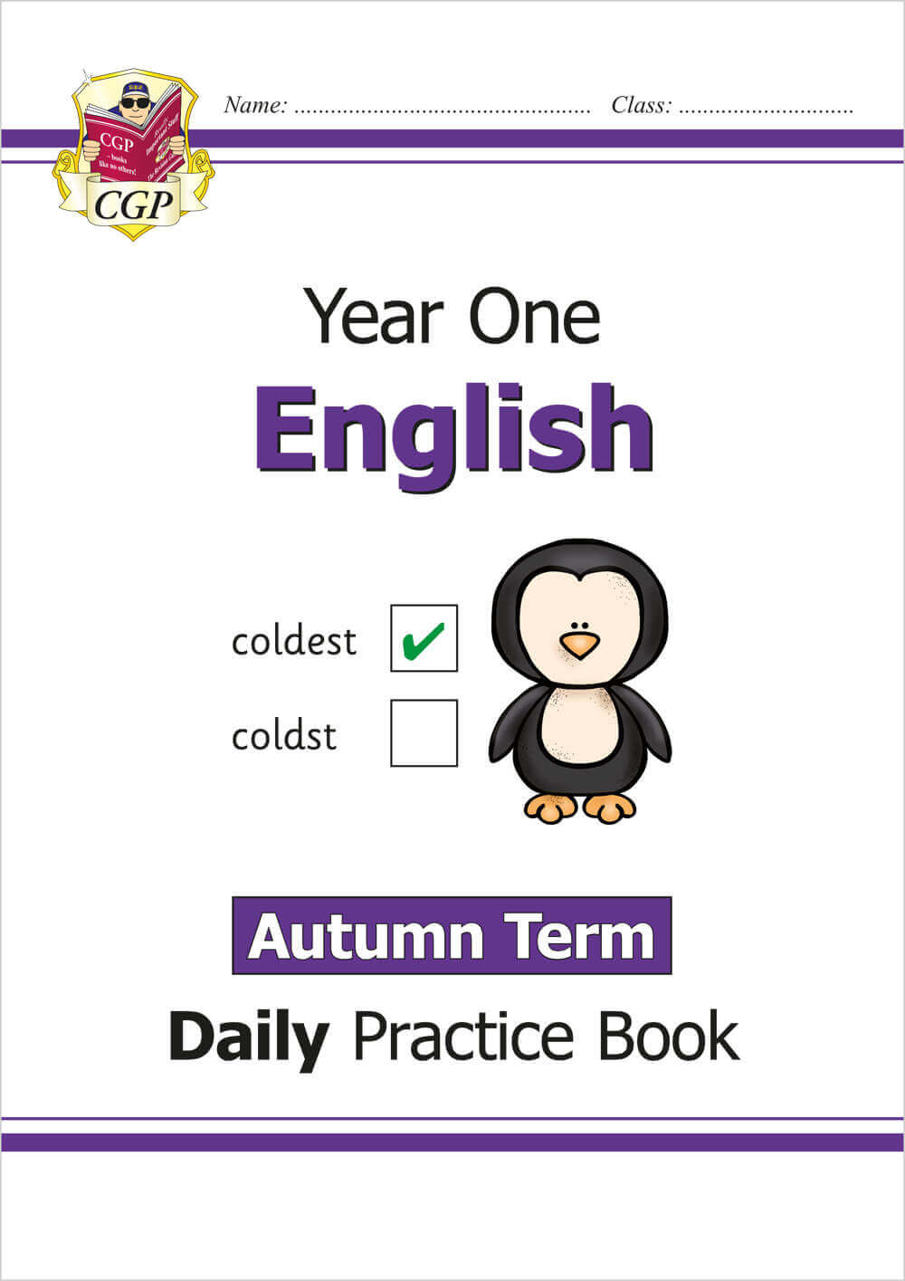 CGP, KS1 English Year 1 Daily Practice Book: Autumn Term
