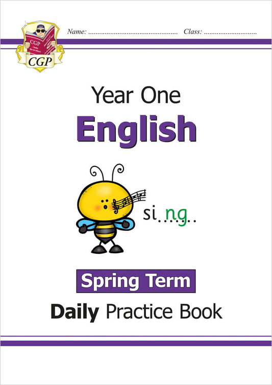 CGP, KS1 English Year 1 Daily Practice Book: Spring Term