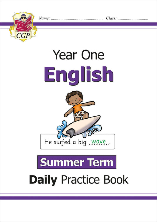 CGP, KS1 English Year 1 Daily Practice Book: Summer Term