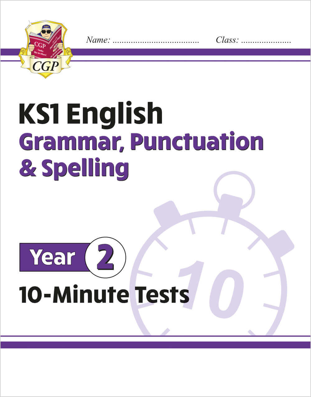 CGP, KS1 Year 2 English 10-Minute Tests: Grammar, Punctuation & Spelling