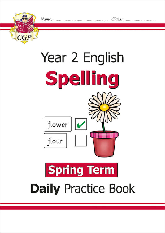 CGP, KS1 Spelling Year 2 Daily Practice Book: Spring Term