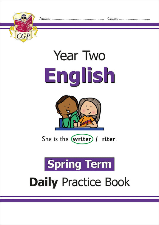 CGP, KS1 English Year 2 Daily Practice Book: Spring Term