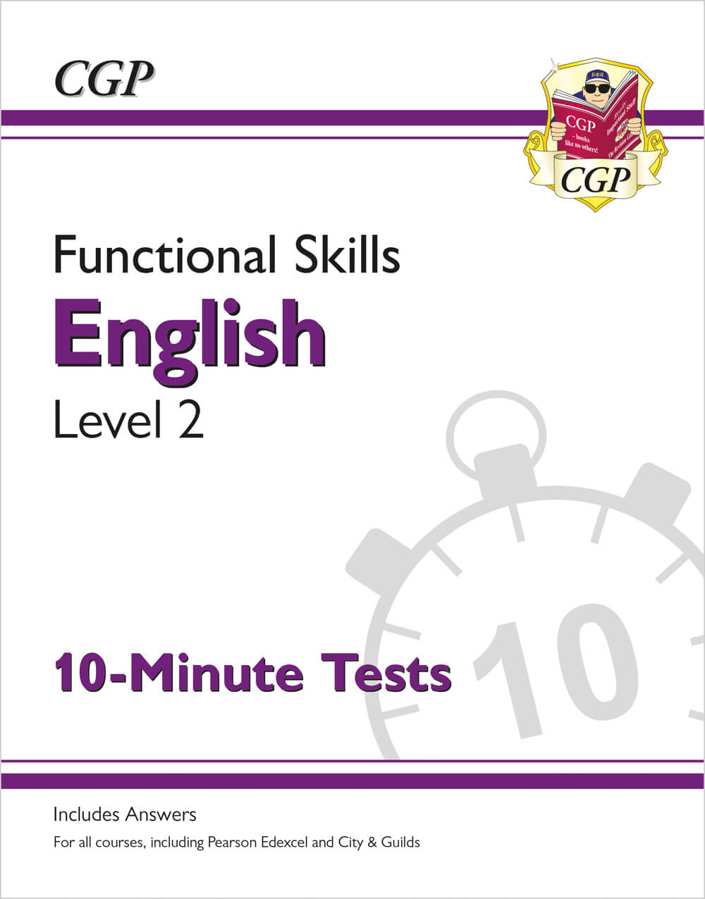 CGP Functional Skills English Level 2 - 10 Minute Tests