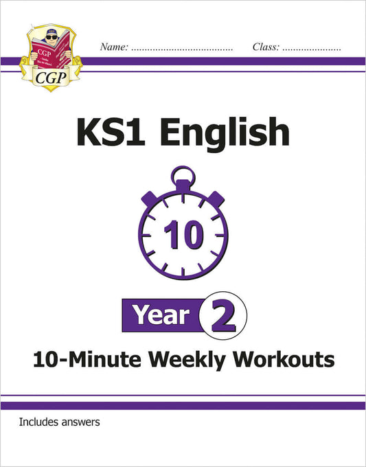 CGP, KS1 Year 2 English 10-Minute Weekly Workouts