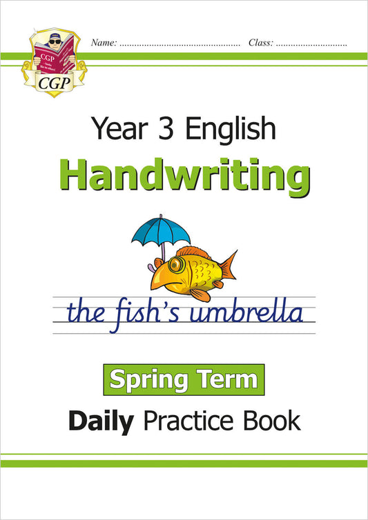 CGP, KS2 Handwriting Year 3 Daily Practice Book: Spring Term
