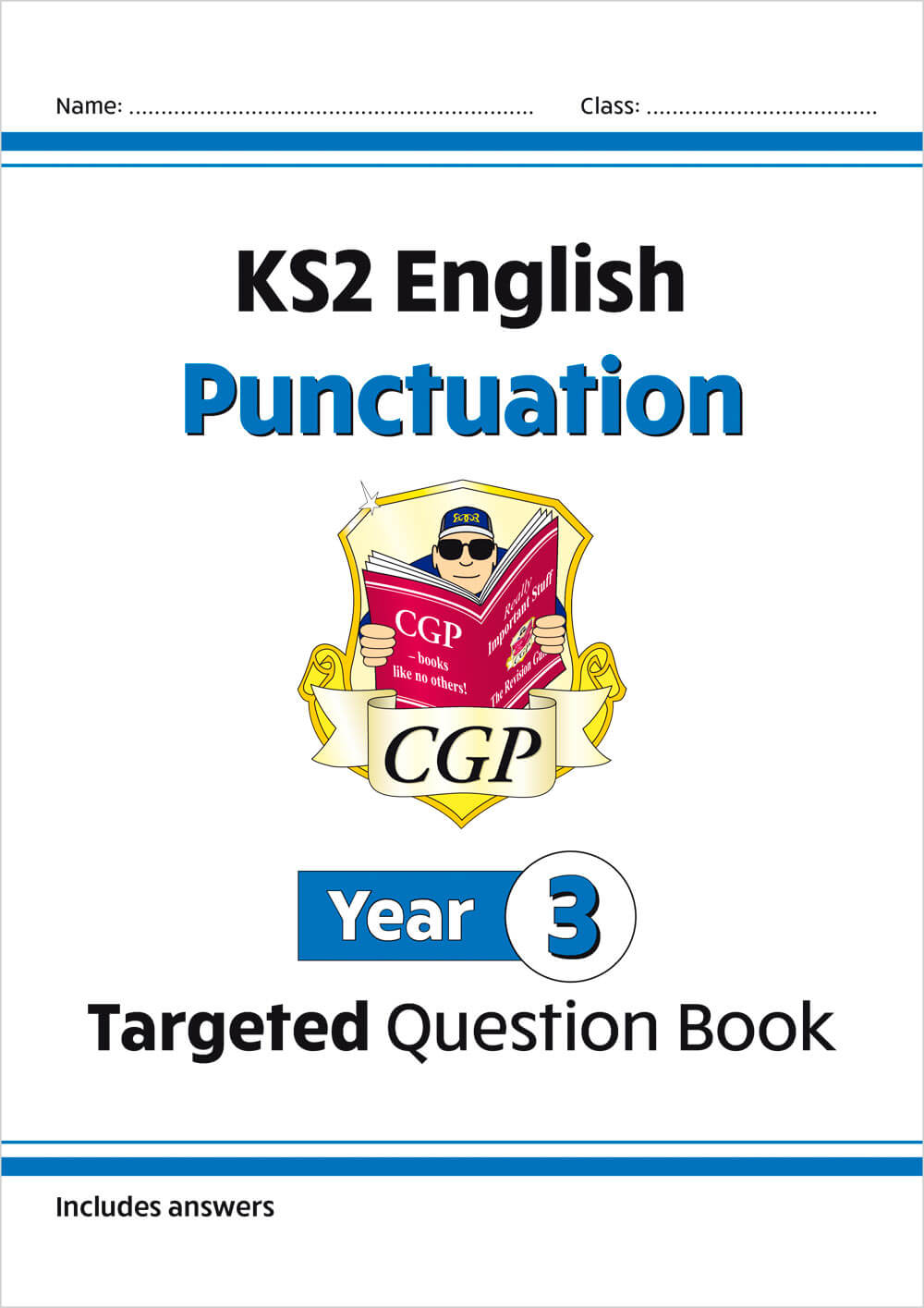 CGP, KS2 English Year 3 Punctuation Targeted Question Book (with Answers)