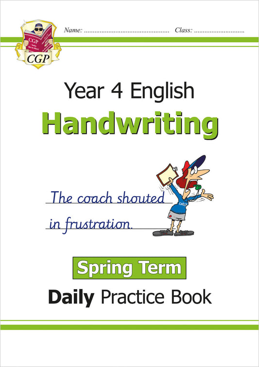 CGP, KS2 Handwriting Year 4 Daily Practice Book: Spring Term