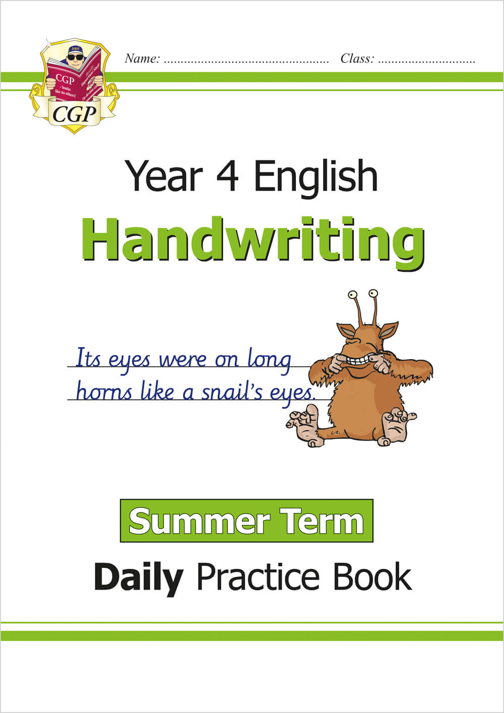 CGP, KS2 Handwriting Year 4 Daily Practice Book: Summer Term