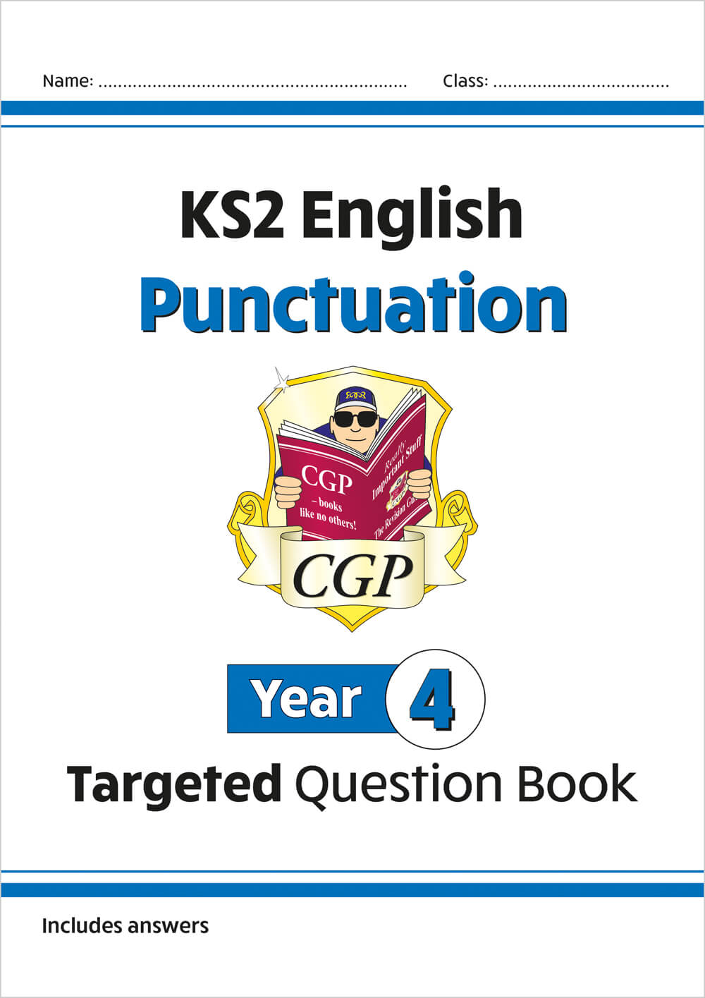CGP, KS2 English Year 4 Punctuation Targeted Question Book (with Answers)