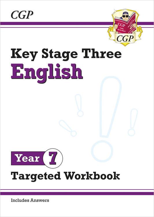 CGP KS3 English Year 7 Targeted Workbook (with answers)