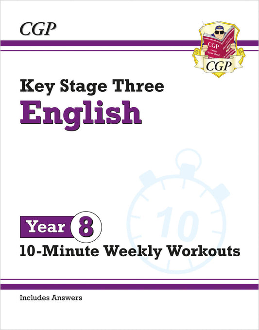 CGP KS3 Year 8 English 10-Minute Weekly Workouts