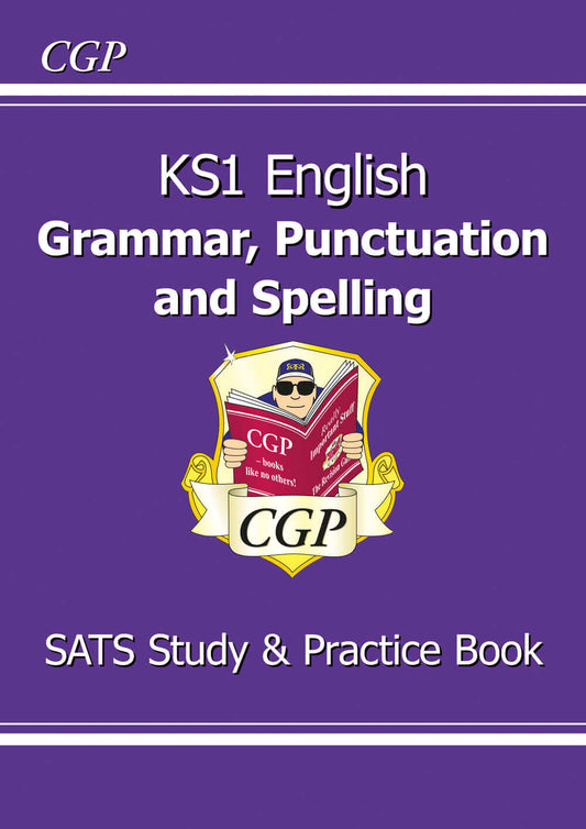 CGP, KS1 English SATS Grammar, Punctuation & Spelling Study & Practice Book