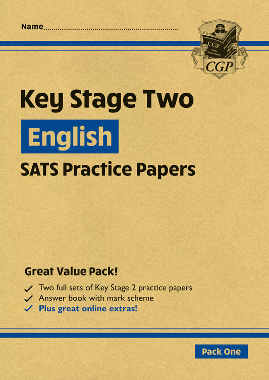 CGP, KS2 English SATS Practice Papers: Pack 1 - for the 2025 tests (with free Online Extras)