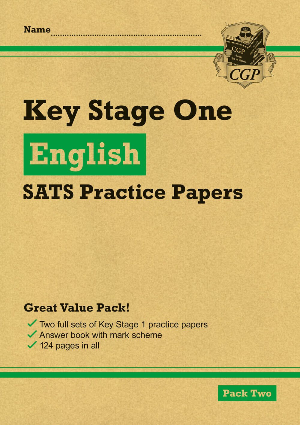 CGP, KS1 English SATS Practice Papers: Pack 2 (for end of year assessments)