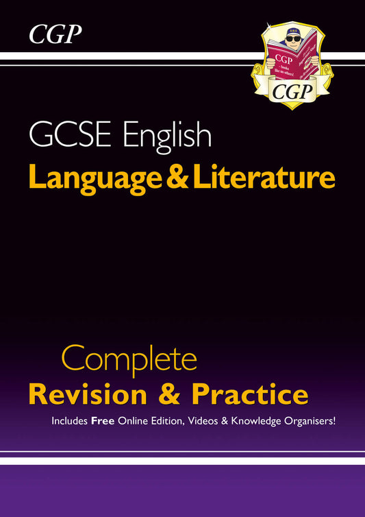 CGP New GCSE English Language & Literature Complete Revision & Practice (with Online Edition and Videos)