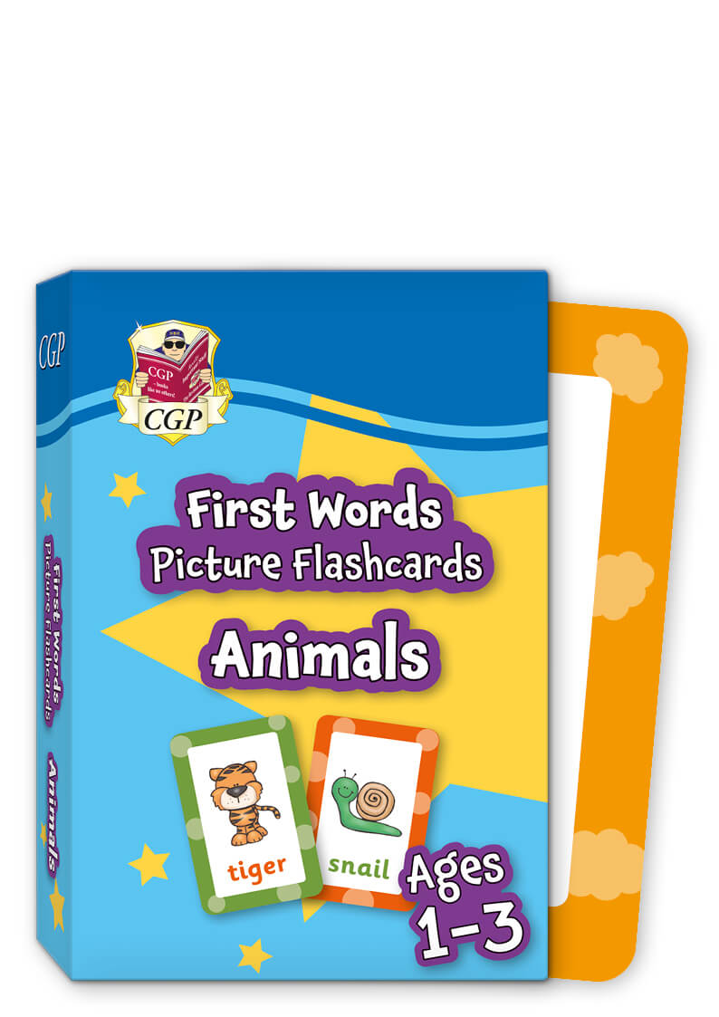 CGP New First Words Picture Flashcards for Ages 1-3: Animals