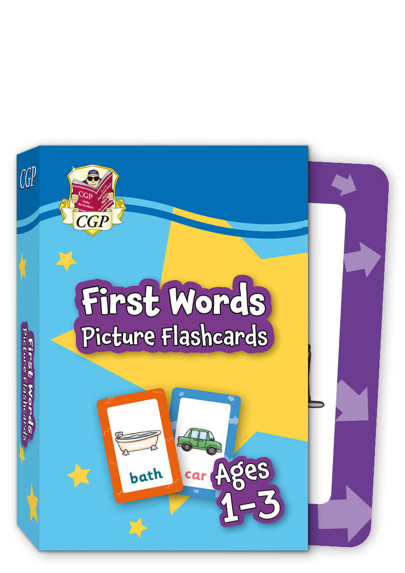 CGP First Words Picture Flashcards for Ages 1-3