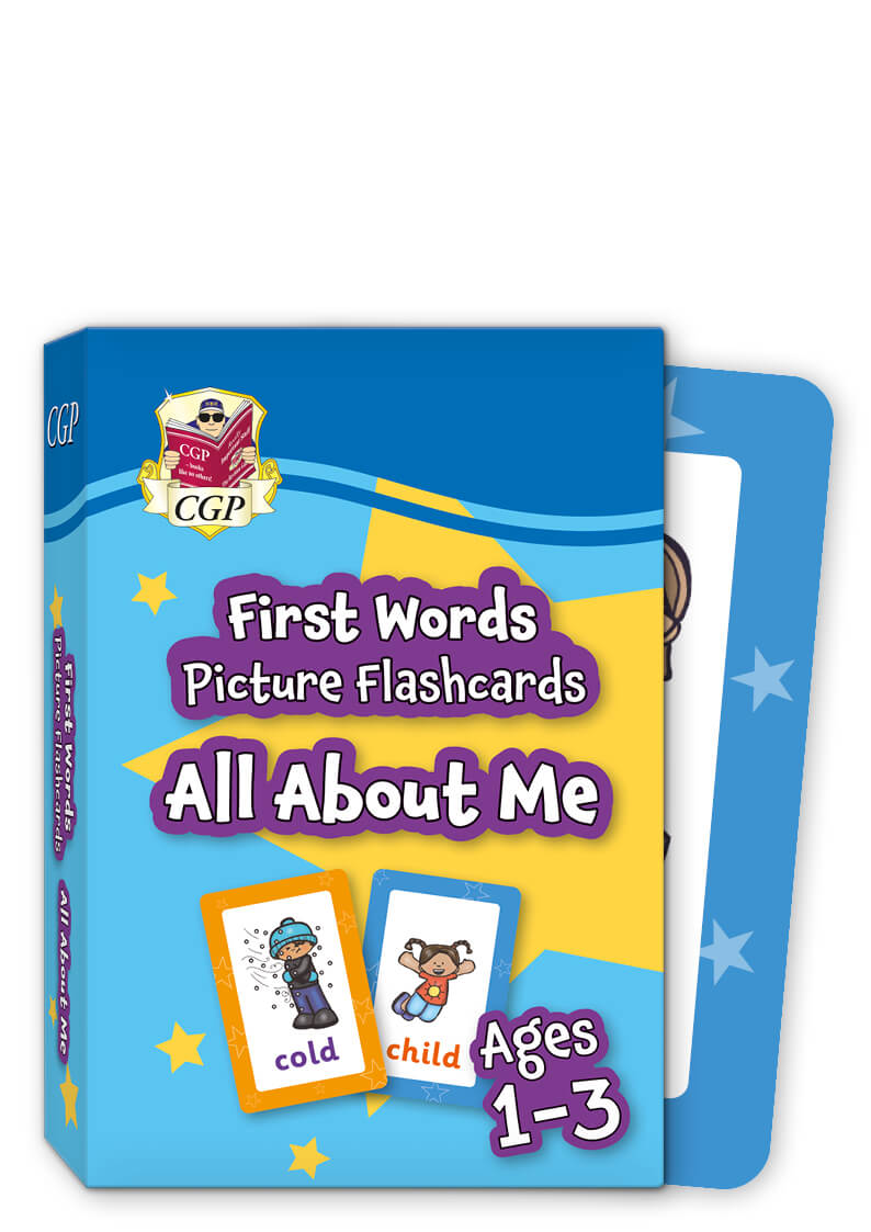 CGP New First Words Picture Flashcards for Ages 1-3: All About Me
