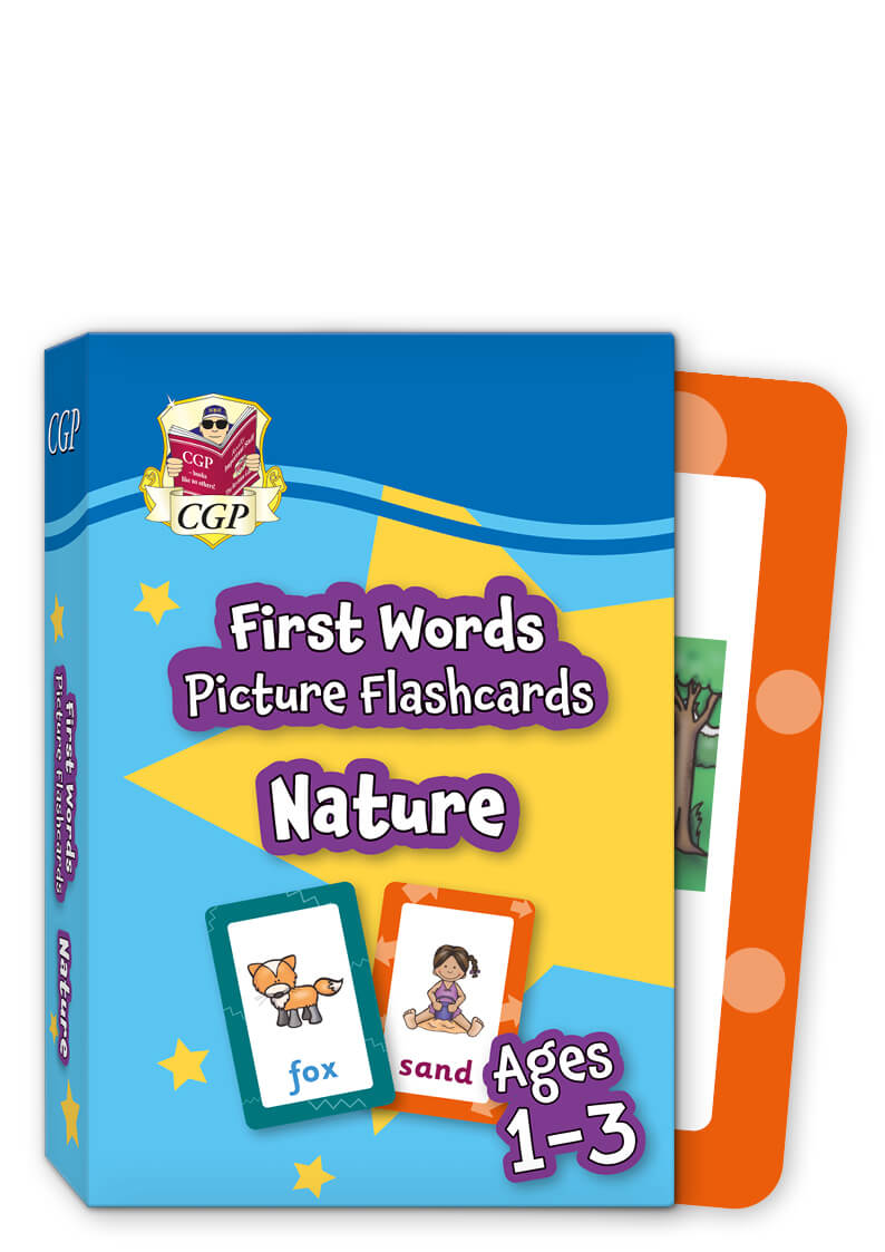 CGP New First Words Picture Flashcards for Ages 1-3: Nature