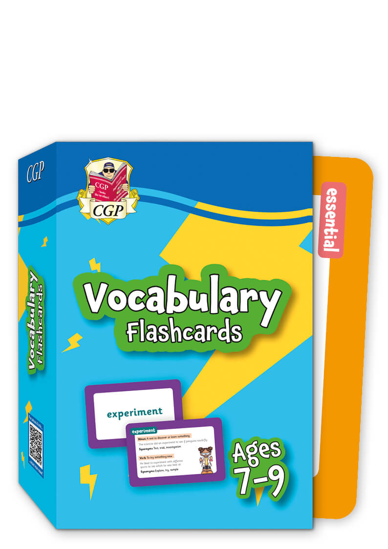 CGP, Vocabulary Flashcards for Ages 7-9