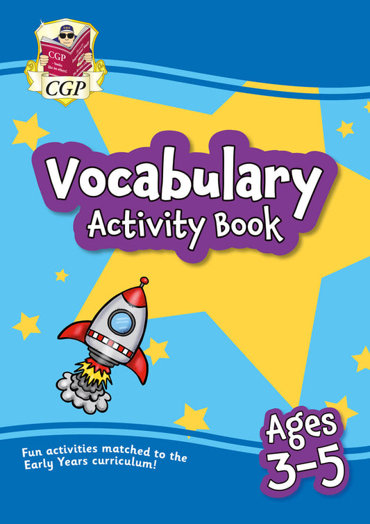 CGP Vocabulary Activity Book for Ages 3-5