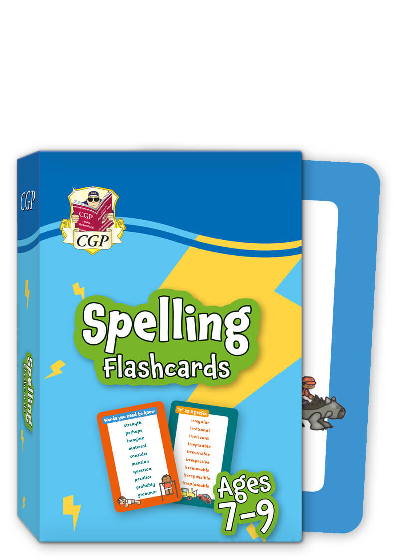 CGP, Spelling Flashcards for Ages 7-9