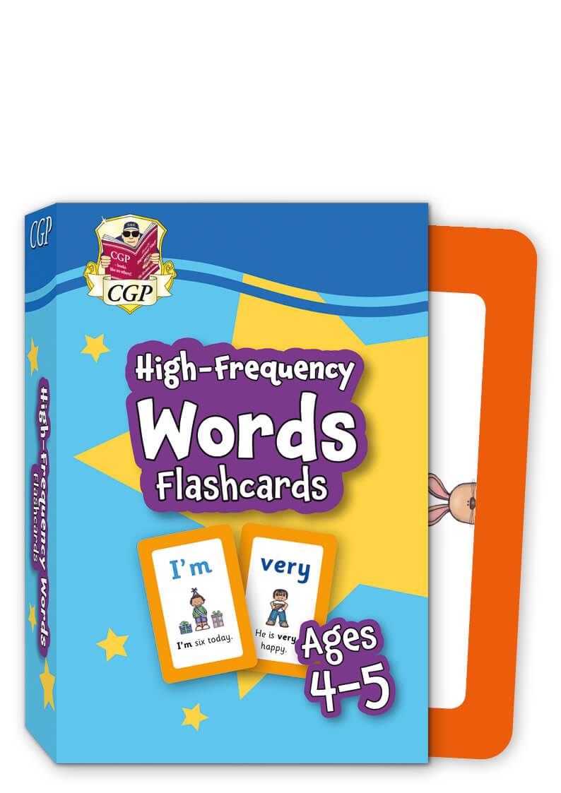 CGP High-Frequency Words Flashcards for Ages 4-5 (Reception)