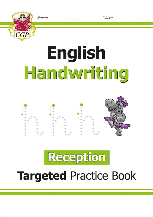CGP Reception English Handwriting Targeted Practice Book