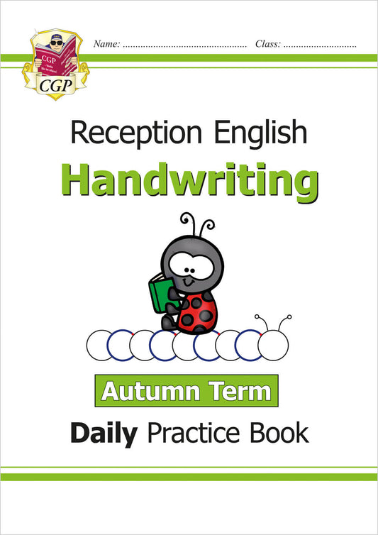 CGP Reception Handwriting Daily Practice Book: Autumn Term