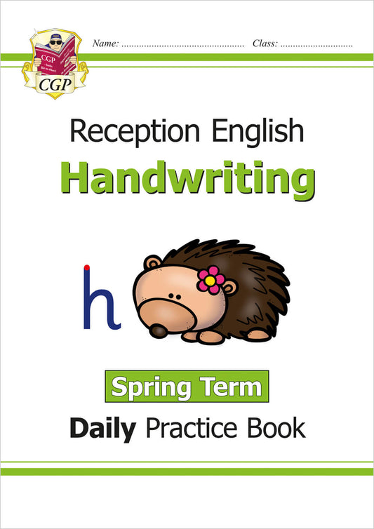 CGP Reception Handwriting Daily Practice Book: Spring Term